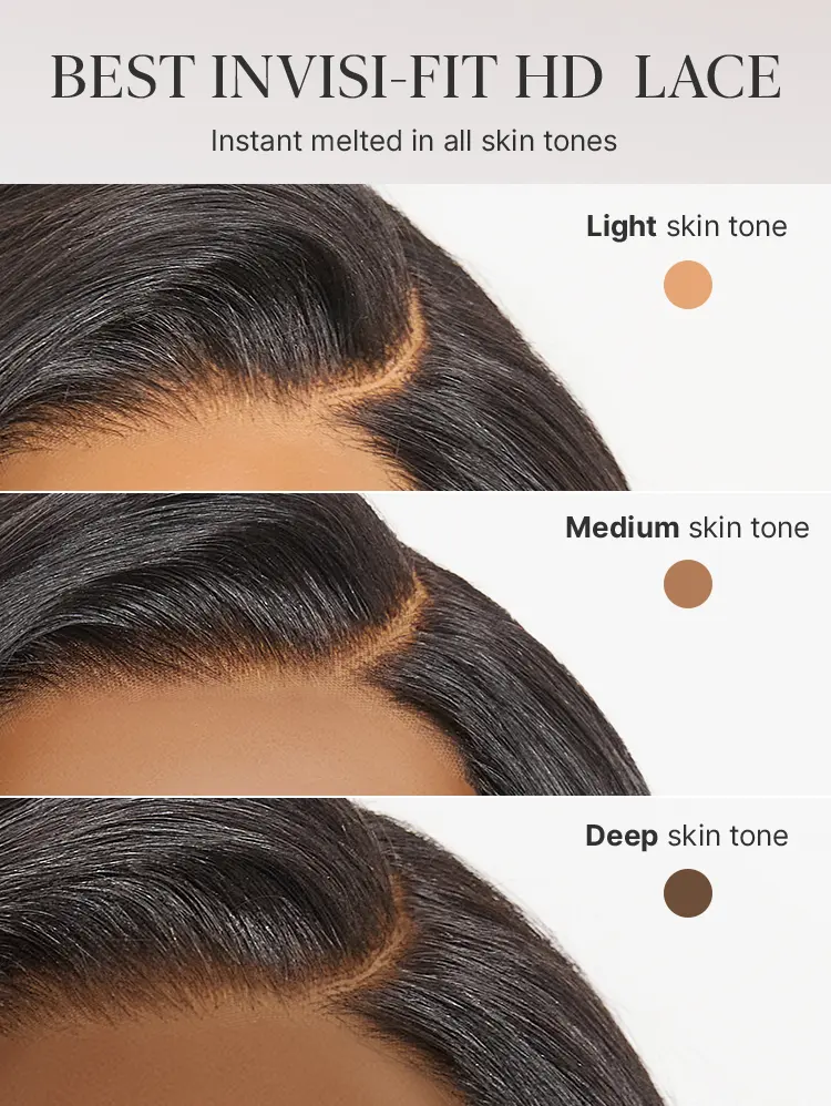 180% Density Sleek Short Bob Minimalist HD Lace Wig Pre-cut Lace All-Day Comfort Cap