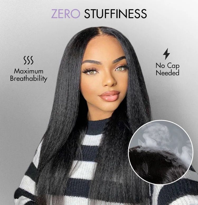 Silky Straight U Part Quick & Easy Affordable 100% Human Hair Wig-11