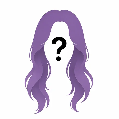 8-18 inch random human hair wig with varied colors and textures, showcasing imperfect but natural-looking style.
