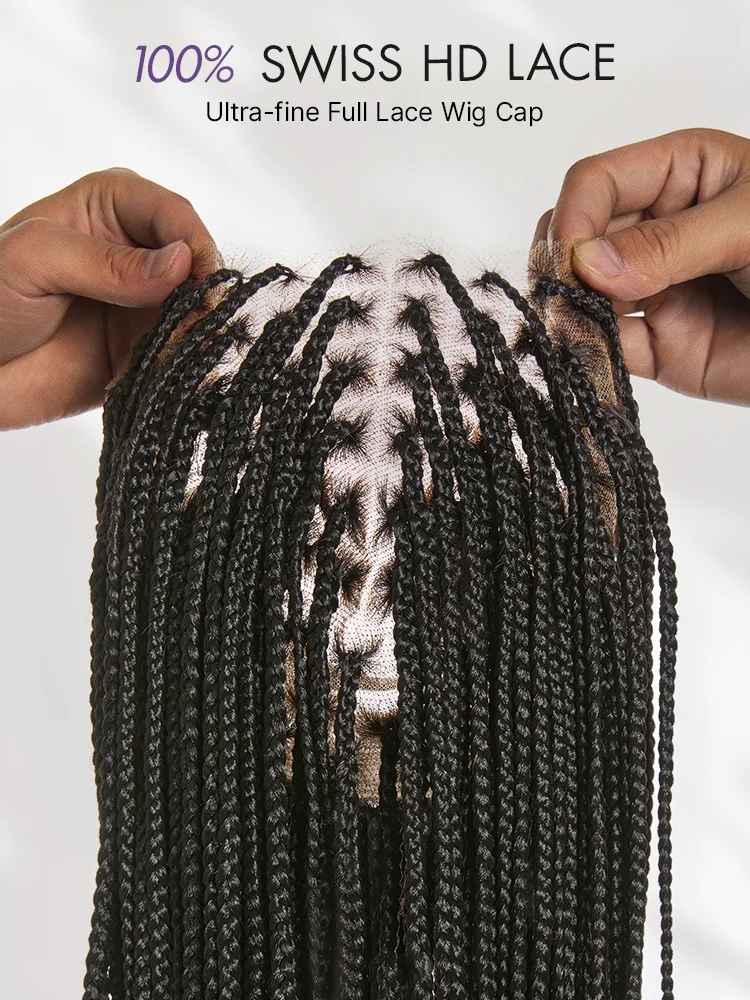 OwnScalp Salon Braids Super Natural Scalp Full HD Lace Knotless Box Braided Wig Flexi-Fit Invisi Drawstring Cap-15