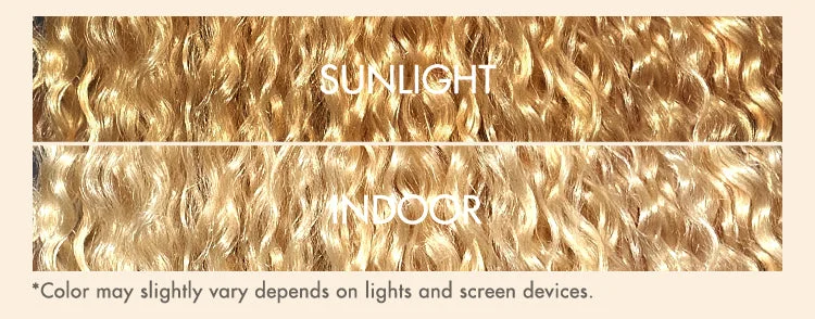 Golden Blonde 613 Water Wave Glueless 5x5 Closure Invisible HD Lace Long Blonde Curly Wig 100% Human Hair-02