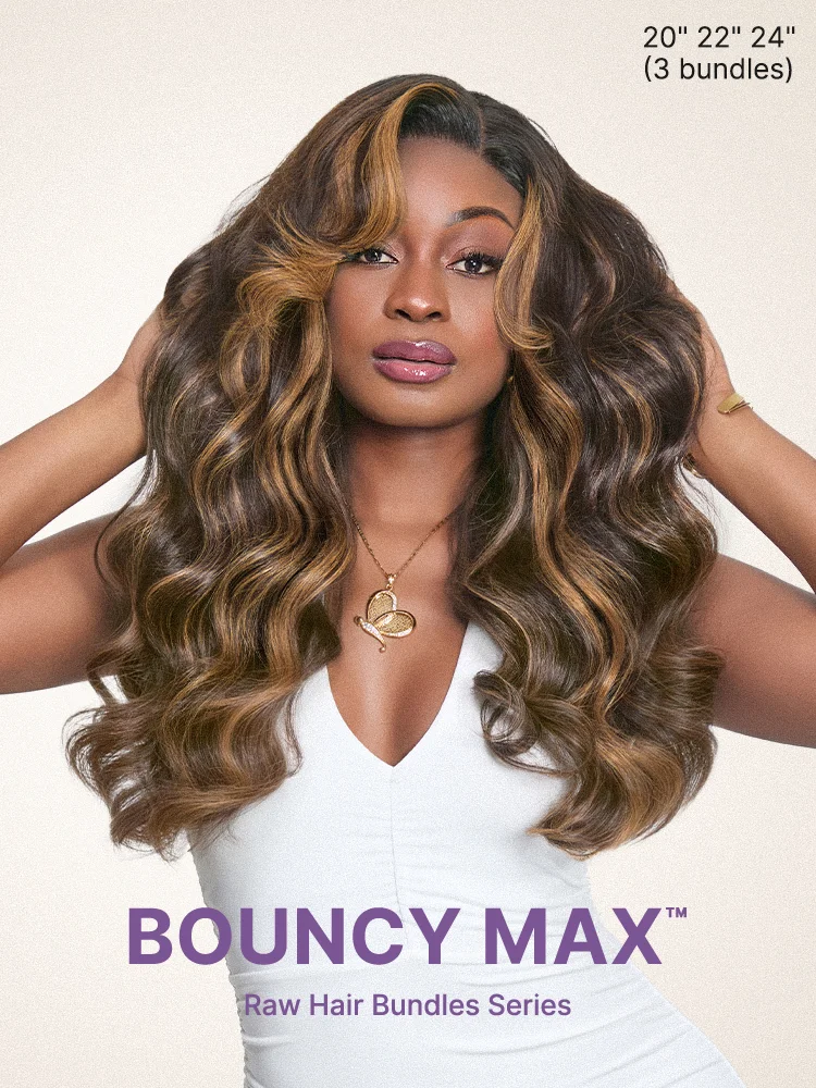 Brown Highlight Body Wave Bundles 100% Premium Remy Human Hair Bundles 1pc / 3pcs-12