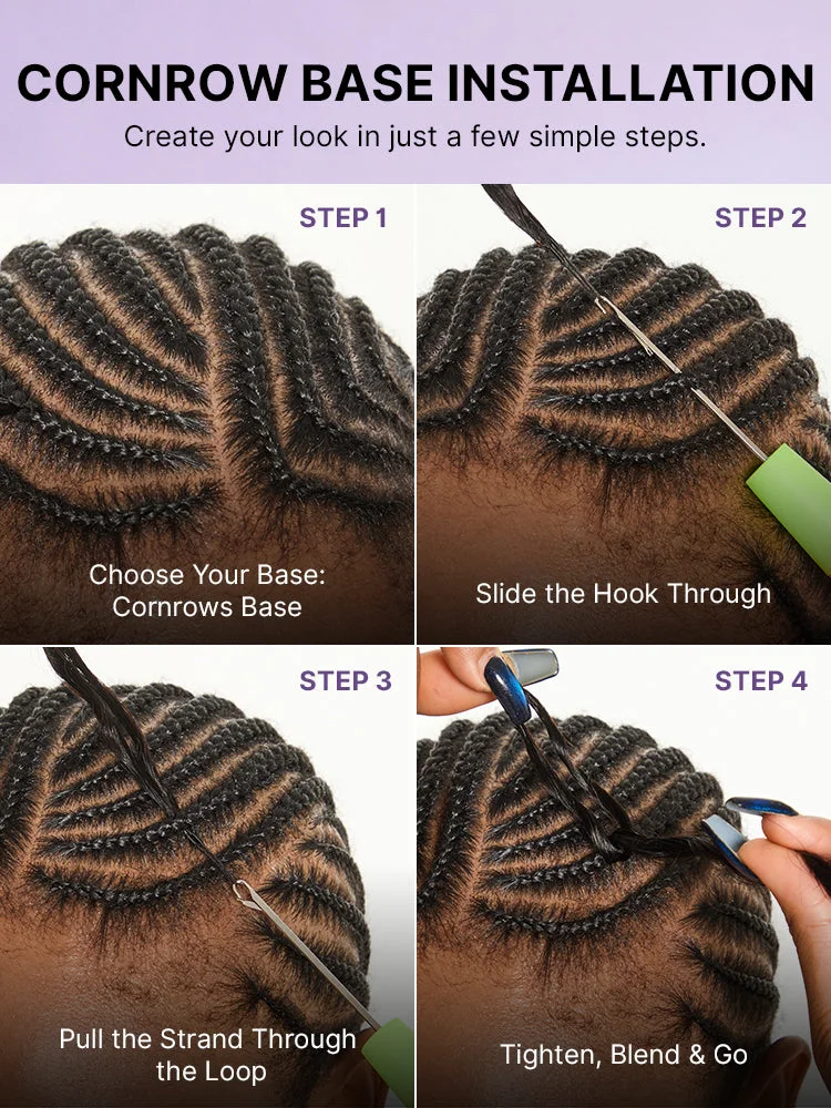 Miracle Knots Crochet Hair Burmese Curly for Boho Braids | Crochet Weaves | Fulani Braids | Twists Pre-Separated Lightweight Full & Soft Pre-Looped Human Hair Extensions Protective Style-44