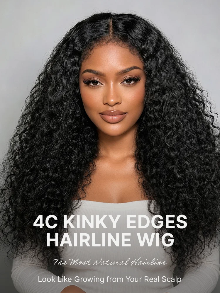 PreMax 180% Density 4C Edges Water Wave Wig 13x4 Frontal Pre-Cut Lace Wig Flexi-Fit Drawstring Cap