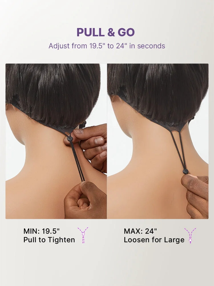 All-Day Curl Hold™ Premier Grade Hair 250% Density Loose Wave SilkShield™ Glueless 13x4 HD Lace Front Wig Pre-Cut Lace Flexi-Fit Drawstring Cap-23