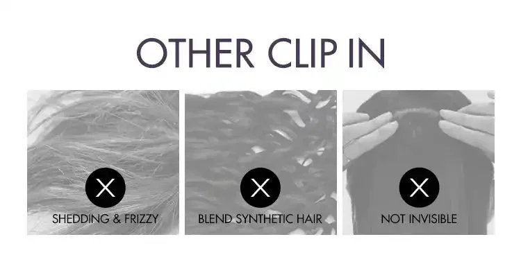 the shortcoming of other clip in hair extension