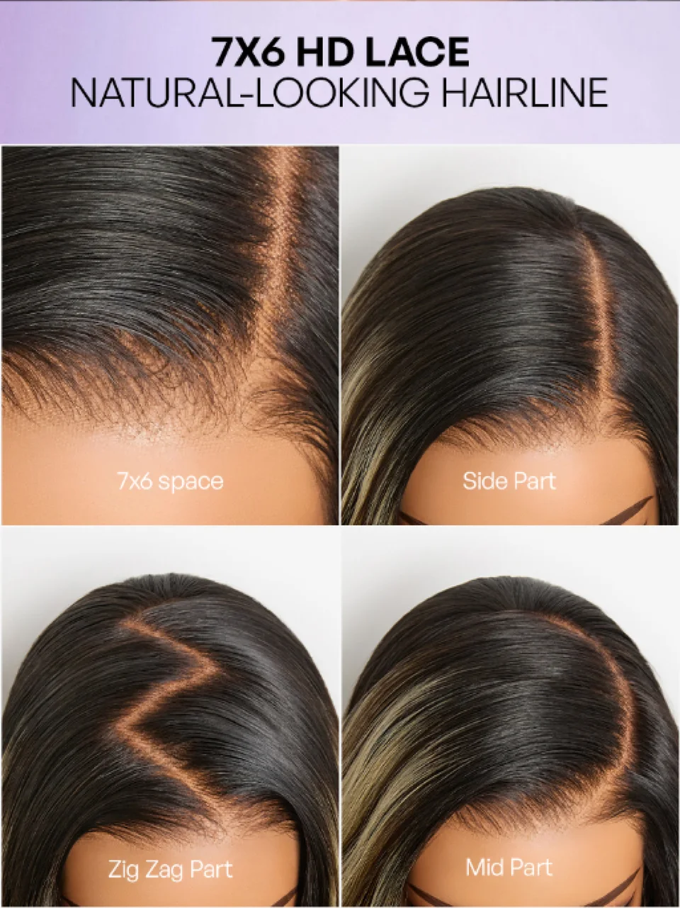 All-Day Comfort Wig 180% Density Loose Wave Sun-Kissed Blonde Highlight Glueless 7x6 Closure HD Lace Wig Pre-Cut Lace