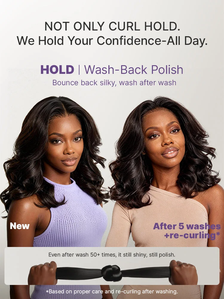 All-Day Curl Hold™ Premier Grade Hair Shoulder Length Body Wave CuticleAlign™ PartingMax Glueless 7x6 HD Lace Wig Pre-Cut Lace-25
