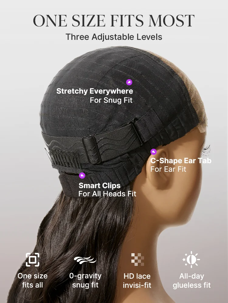 180% Density Sleek Short Bob Minimalist HD Lace Wig Pre-cut Lace All-Day Comfort Cap