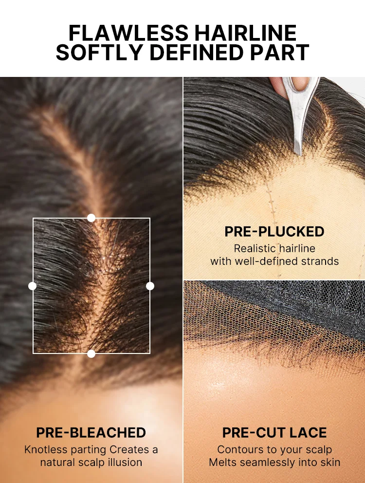 New Customers Only | Elegant Natural Black Layered Short Pixie Cut Minimalist HD Lace Wig Pre-cut Lace