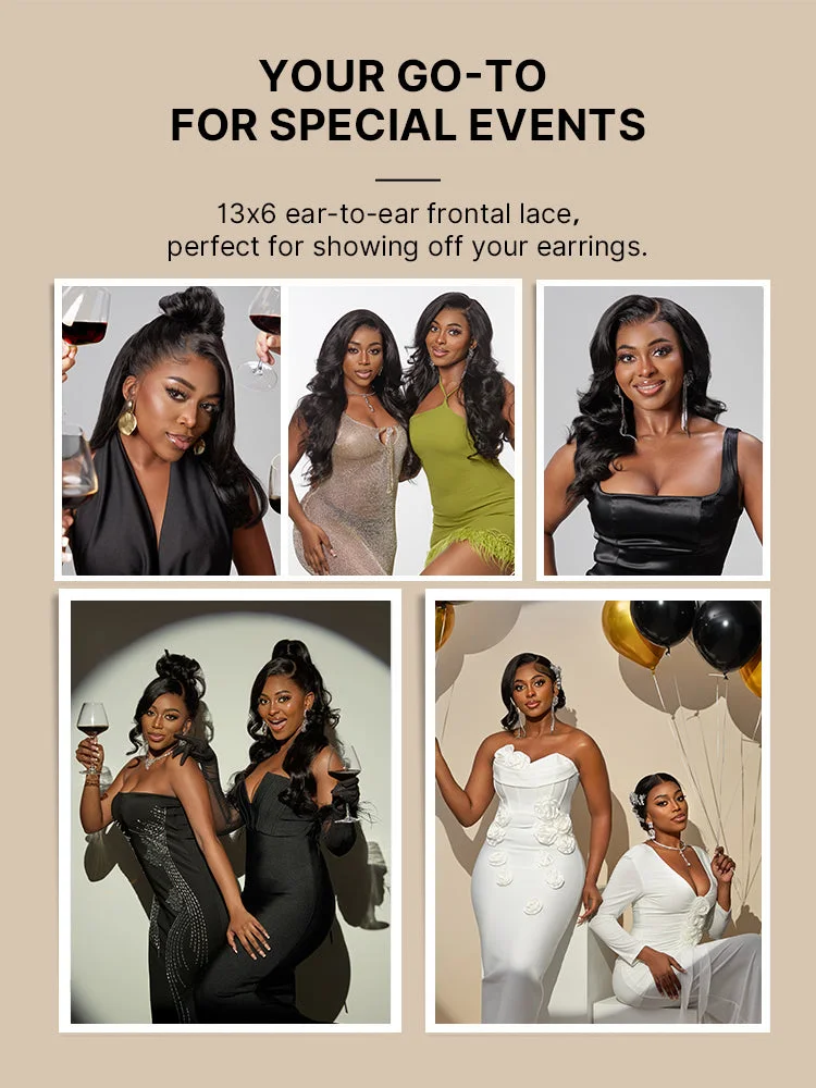 NatureMAX™ 200% Density Loose Wave Glueless 13x6 HD Lace Front Shoulder Length Wig Pre-Cut Lace Flexi-Fit Drawstring Cap-23